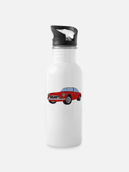 MGB COULEUR - Gourde avec paille intégrée - blanc