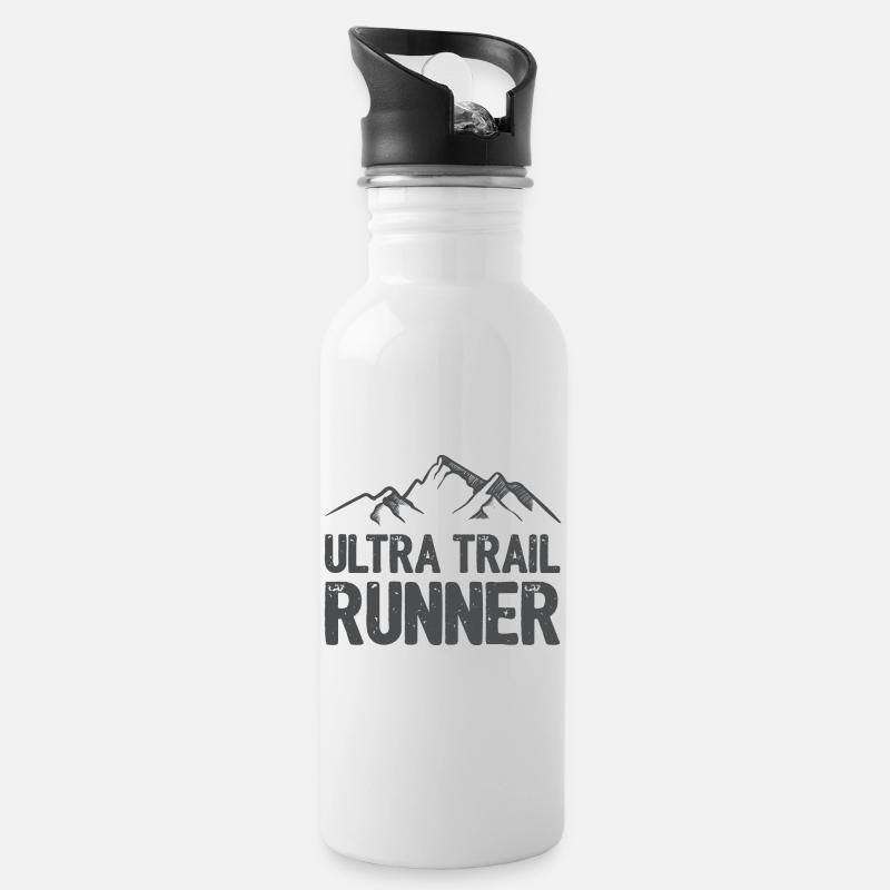 Ultra Trail Runner - Trinkflasche mit integriertem Trinkhalm - Weiß