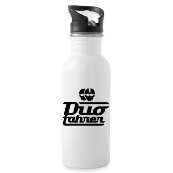 Pilote Duo v.2 - Gourde avec paille intégrée - blanc - Droite