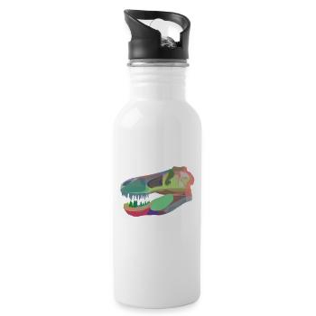 Color Rex Rebos - Trinkflasche mit integriertem Trinkhalm - Weiß - Rechts