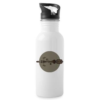 Bike Fahrrad - Water bottle with straw - white - Right