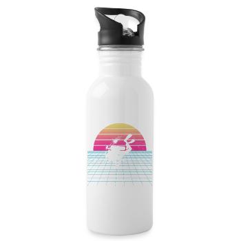 Diver Scuba Diver Diving Diver Women - Water bottle with straw - white - Right