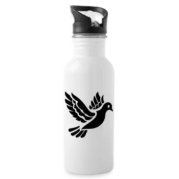 Dove - Water bottle with straw - white - Right