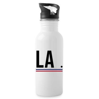 Los Angeles – West Coast Streetwear Shirt - Water bottle with straw - white - Right