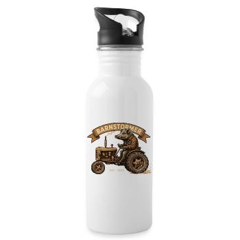 Barnstormer Fondé en 1923 Conducteur de tracteur Wild Boar - Gourde avec paille intégrée - blanc - Droite