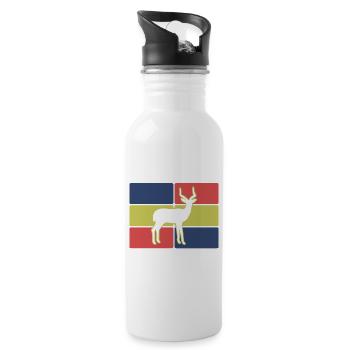 Antelope Africa Safari - Water bottle with straw - white - Right
