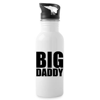 BIG DADDY - Water bottle with straw - white - Right