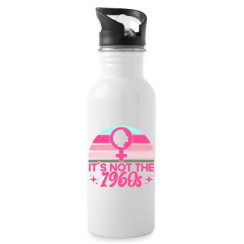 Gleichberechtigung der Geschlechter Feminismus Rec - Trinkflasche mit integriertem Trinkhalm - Weiß - Rechts