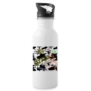 56-Stylez-One'z - Abbild - 2023 - Trinkflasche mit integriertem Trinkhalm - Weiß - Rechts