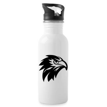 Aigle - Gourde avec paille intégrée - blanc - Droite