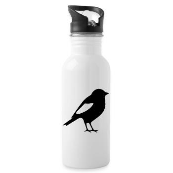 Little bird - Water bottle with straw - white - Right