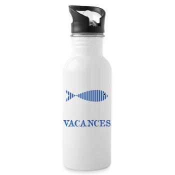 THANK YOU. MISTRESS. MASTER. HOLIDAY - Water bottle with straw - white - Right