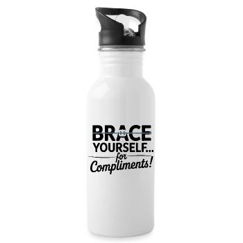 Orthèse Visage Orthodontique Life Design - Gourde avec paille intégrée - blanc - Droite
