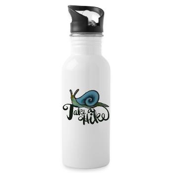 Take a Hike Snail Adventure - Water bottle with straw - white - Right