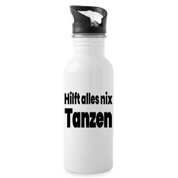 Dance - Water bottle with straw - white - Right