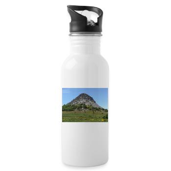 Ardèche Mountain Landscape – France - Gourde avec paille intégrée - blanc - Droite