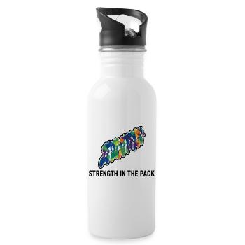 Cycle d’alimentation du pack - Gourde avec paille intégrée - blanc - Droite