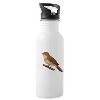 Nightingale - Water bottle with straw - white - Right