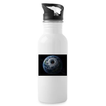 Portail du Vortex Terrestre - Gourde avec paille intégrée - blanc - Droite