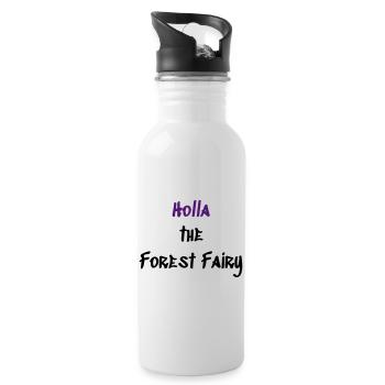 Forest Fairy - Trinkflasche mit integriertem Trinkhalm - Weiß - Rechts