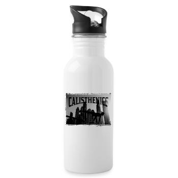 Calisthénie Skyline Grind - Gourde avec paille intégrée - blanc - Droite