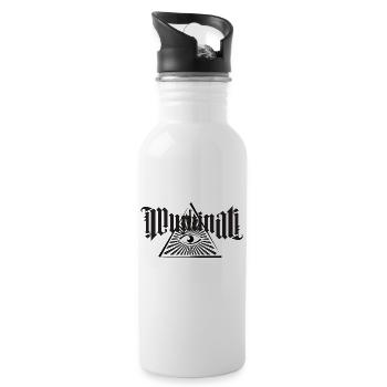 Illuminati - Trinkflasche mit integriertem Trinkhalm - Weiß - Rechts