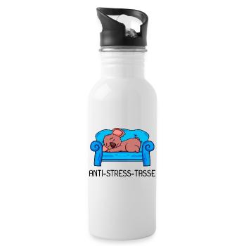 Tasse Koala - Trinkflasche mit integriertem Trinkhalm - Weiß - Rechts