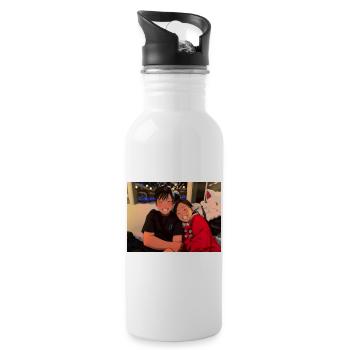 Anime Collection - Trinkflasche mit integriertem Trinkhalm - Weiß - Rechts