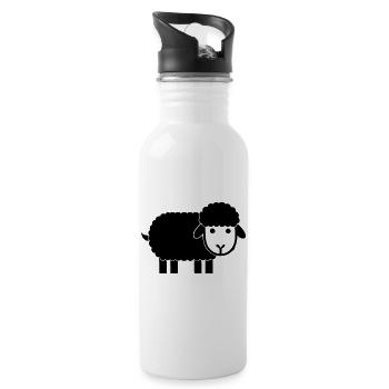 The Sweet Sheep - Water bottle with straw - white - Right