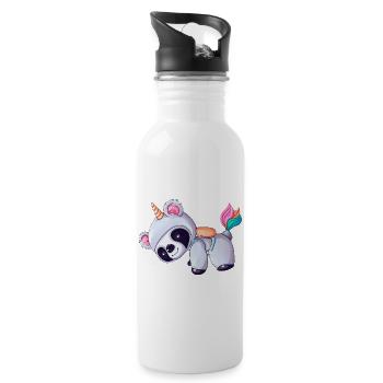 Astronaute Licorne Koala - Gourde avec paille intégrée - blanc - Droite