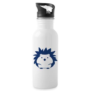 Igel - Trinkflasche mit integriertem Trinkhalm - Weiß - Rechts