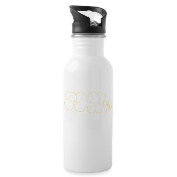 Paris - Water bottle with straw - white - Right