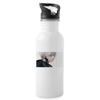 ANIME SWS WHITE - Trinkflasche mit integriertem Trinkhalm - Weiß - Rechts
