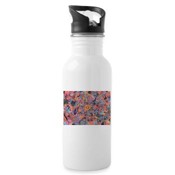 Bitcoin Bazooka - PopArt 3 - Gourde avec paille intégrée - blanc - Droite