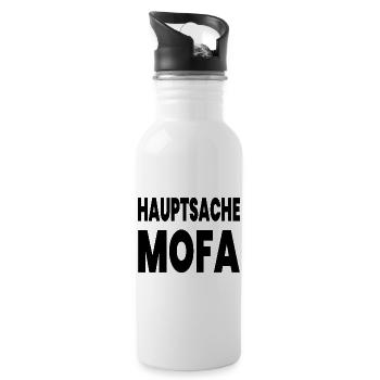 Mofa - Trinkflasche mit integriertem Trinkhalm - Weiß - Rechts