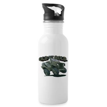 Willys MB – Old but Bold | RCCX - Water bottle with straw - white - Right