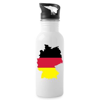Germany - Water bottle with straw - white - Right