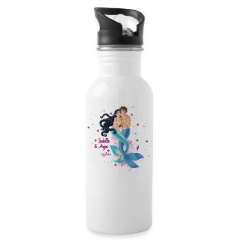 Schleich bayala Isabelle & Aryon - Water bottle with straw - white - Right