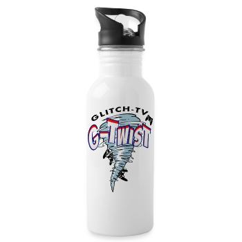 Gamer Tornado - Trinkflasche mit integriertem Trinkhalm - Weiß - Rechts