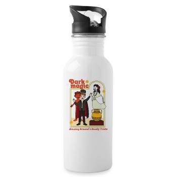 Dark Magic - Amazing Armand's Deadly Tricks - Trinkflasche mit integriertem Trinkhalm - Weiß - Rechts