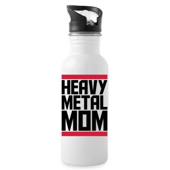 Beam Heavy Metal Mom - Water bottle with straw - white - Right