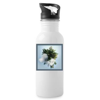 Little Planet - Trinkflasche mit integriertem Trinkhalm - Weiß - Rechts