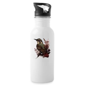 bird - Gourde avec paille intégrée - blanc - Droite