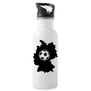 Fußball Soccer - Gourde avec paille intégrée - blanc - Droite