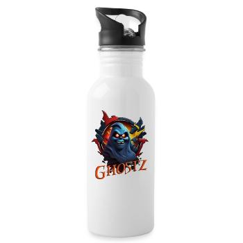 Ghostz2 - Trinkflasche mit integriertem Trinkhalm - Weiß - Rechts