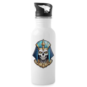 Pharaoh- Mummy - Egypt - Water bottle with straw - white - Right