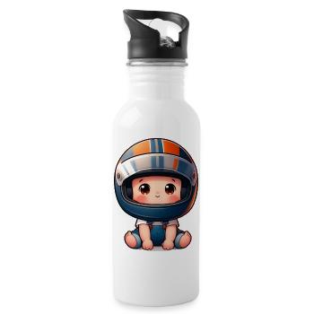 Baby Biker - Baby - Biker - Water bottle with straw - white - Right