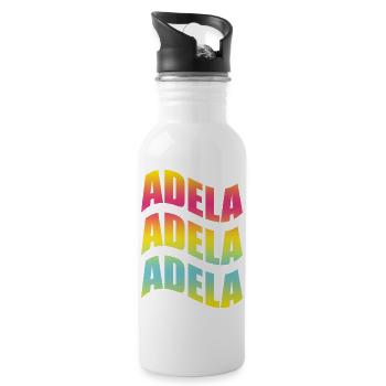Adela t-shirt effet vague t-shirt effet vague - Gourde avec paille intégrée - blanc - Droite