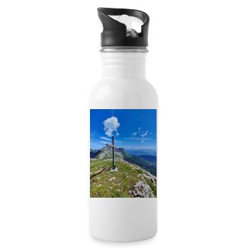 Rocher de la Balme in the Vercors - Water bottle with straw - white - Right