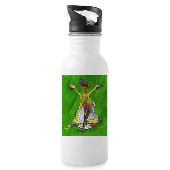 FUNtasie - Water bottle with straw - white - Right